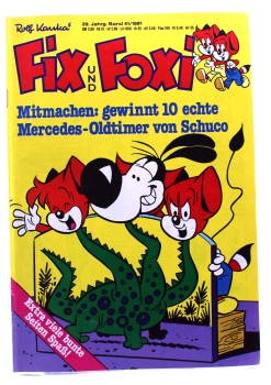 Fix und Foxi Comic Heft 29. Jahrgang Band 41: Ein Fest mit Fehlern
